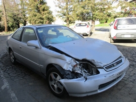 1998 HONDA CIVIC EX SILVER 2DR 1.6L VTEC AT A16324